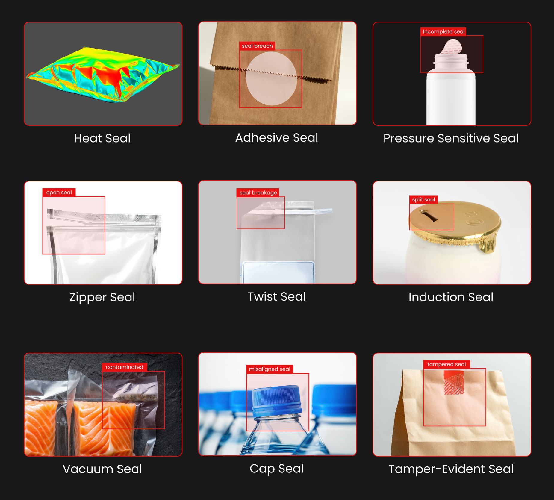 Detecting a Wide Range of Seals in FMCG Packaging Using Vision AI