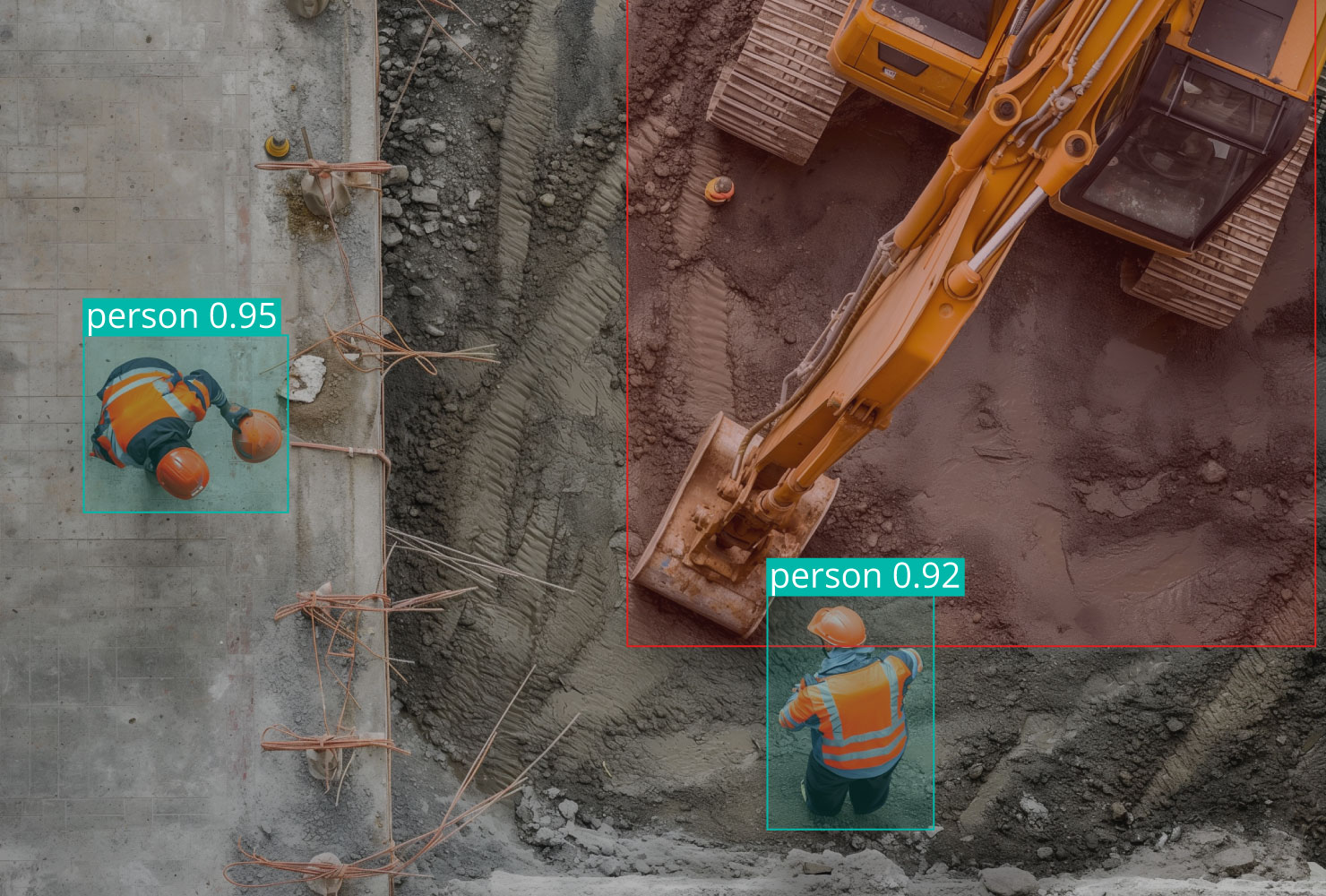 Red Zone Monitoring on a Construction Site