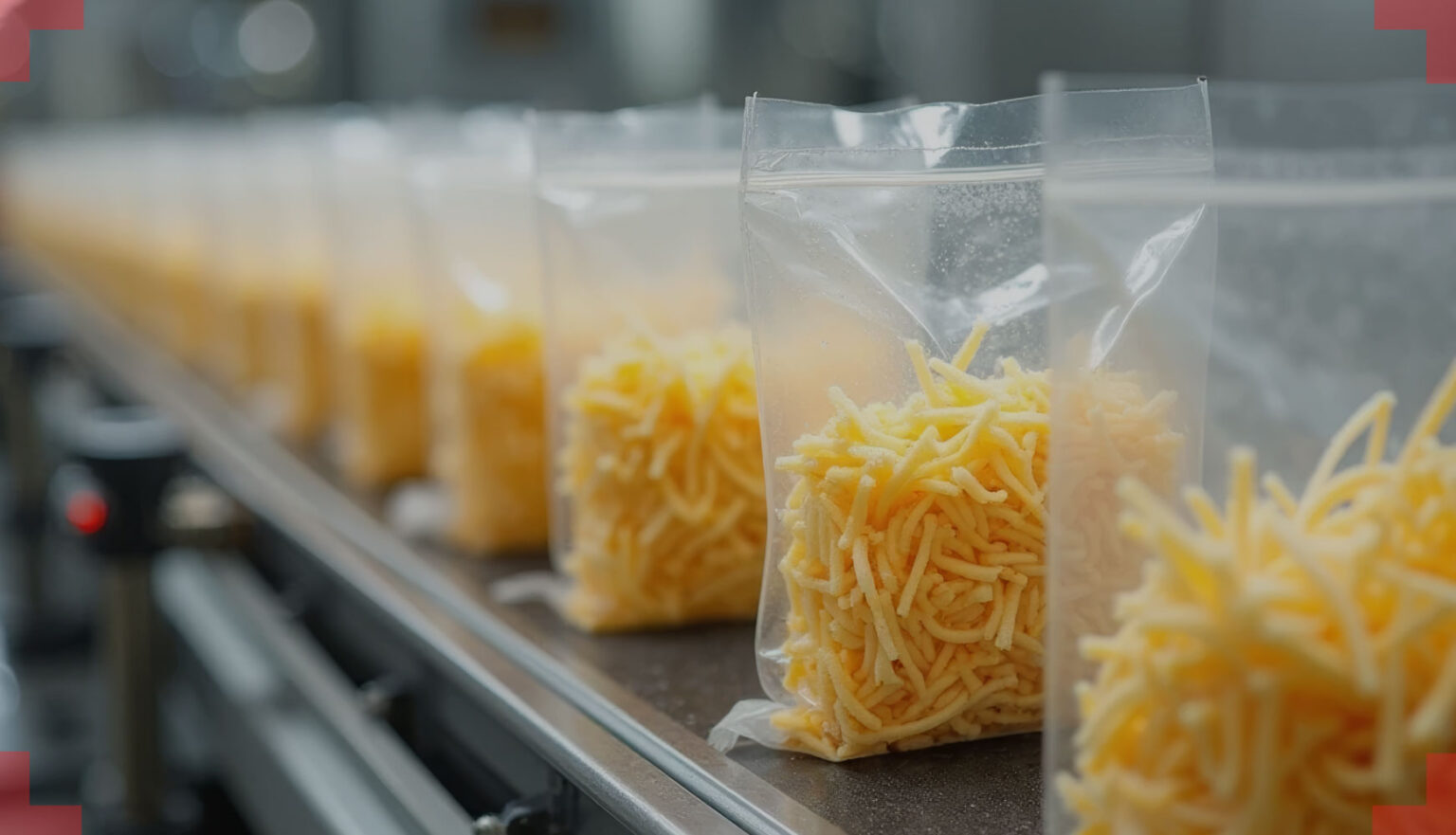 Cheese Packet Seal Inspection with Computer Vision | ImageVision.ai